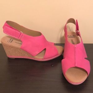 Clark’s wedge sandals